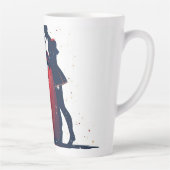 Latte Tasse und Kaffee-Tasse (Rechts)
