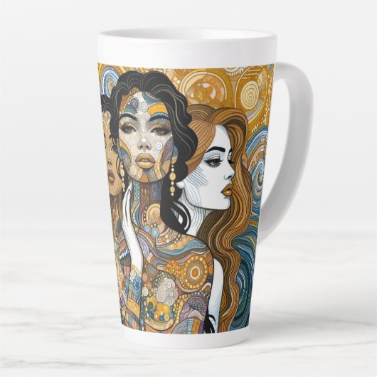 Latte Tasse "Unified Radiance" (Rechte Ecke)