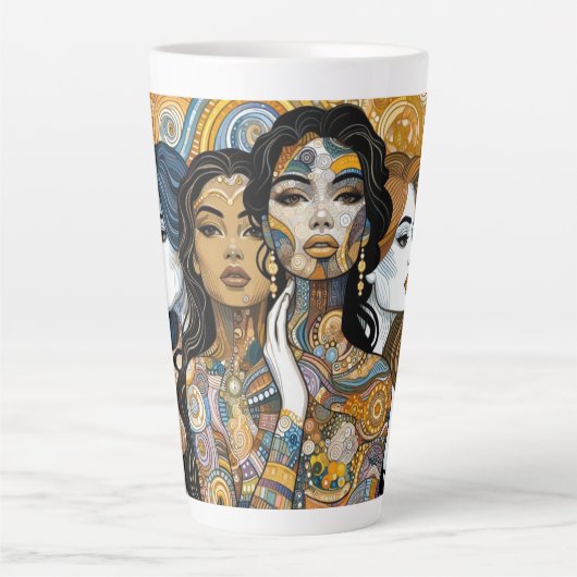 Latte Tasse "Unified Radiance" (Vorderseite)