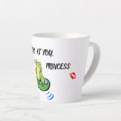 Latte Tasse Valentine's Day Funny Liebe Kiss Frog (Rechte Ecke)