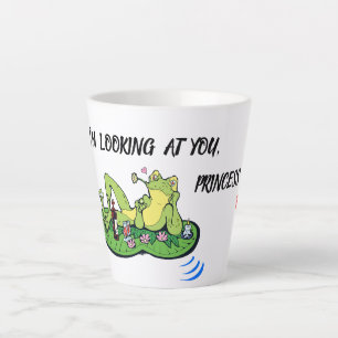 Latte Tasse Valentine's Day Funny Liebe Kiss Frog