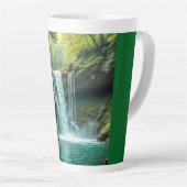Latte-Tasse (Wasserfall) Milchtasse (Rechte Ecke)