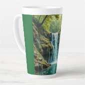 Latte-Tasse (Wasserfall) Milchtasse (Linke Ecke)