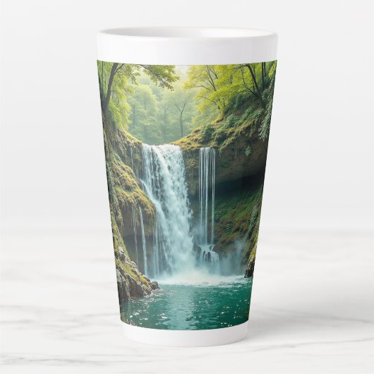 Latte-Tasse (Wasserfall) Milchtasse (Vorderseite)