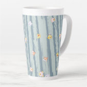 Latte-Tasse – Whimsy-Gesichter Milchtasse (Rechte Ecke)