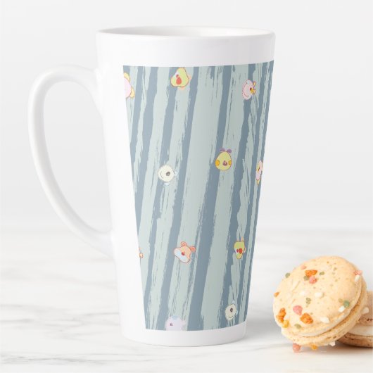Latte-Tasse – Whimsy-Gesichter Milchtasse (Beispiel)
