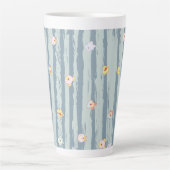 Latte-Tasse – Whimsy-Gesichter Milchtasse (Vorderseite)