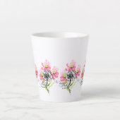 Latte-Tasse: Wilde Blumen Milchtasse (Vorderseite)