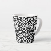 Latte Tasse-Zebra Print Milchtasse (Rechte Ecke)