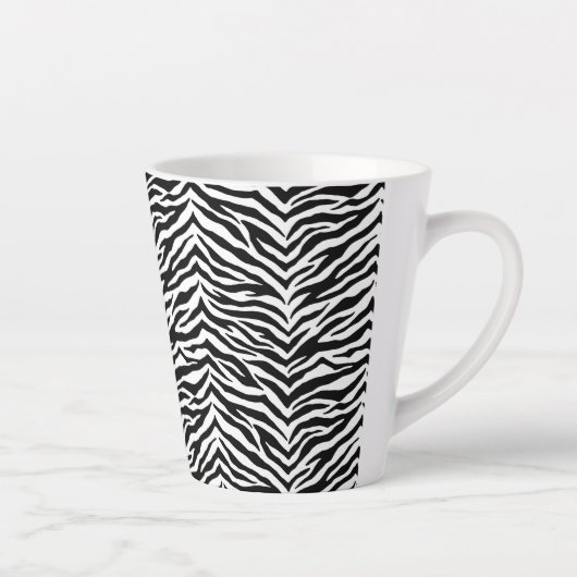 Latte Tasse-Zebra Print Milchtasse (Rechts)