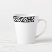 Latte Tasse-Zebra Print Milchtasse (Rechts)