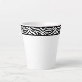 Latte Tasse-Zebra Print Milchtasse (Vorderseite)