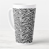 Latte Tasse-Zebra Print Milchtasse (Linke Ecke)