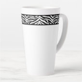Latte Tasse-Zebra Print Milchtasse (Rechte Ecke)