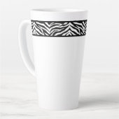 Latte Tasse-Zebra Print Milchtasse (Linke Ecke)