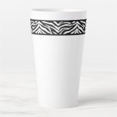 Latte Tasse-Zebra Print Milchtasse (Vorderseite)