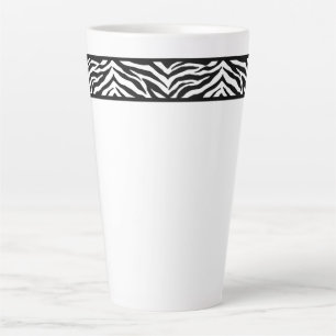 Latte Tasse-Zebra Print Milchtasse