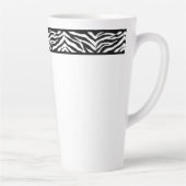 Latte Tasse-Zebra Print Milchtasse (Rechts)