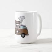 Latte Van Coffee T - Shirt - Niedliches grafisches Kaffeetasse (VorderseiteRechts)