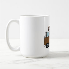 Latte Van Coffee T - Shirt - Niedliches grafisches Kaffeetasse