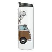 Latte Van Coffee T - Shirt - Niedliches grafisches Thermosbecher (Nach rechts gedreht)