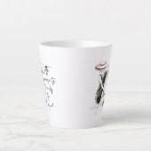 LATTE, weil es zu früh für Wein ist Milchtasse (Vorderseite)