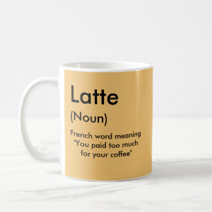 Latte - zu viel bezahlt - Tasse-A-Tube Kaffeetasse