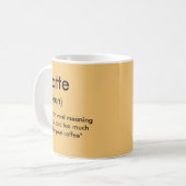 Latte - zu viel für Ihren Kaffee bezahlt Kaffeetasse (Vorderseite Links)