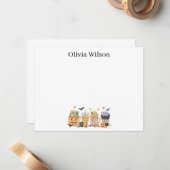 Latten personalisiert stationär mitteilungskarte (Vorderseite/Rückseite Beispiel)