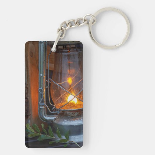 Lattern im Plains Camp, Krüger Nationalpark Schlüsselanhänger (Rückseite)