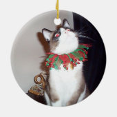 Lattes Weihnachten Keramik Ornament (Hinten)