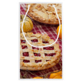 Lattice Cherry Pie und Apfelkuchen Kleine Geschenktüte (Rückseite)
