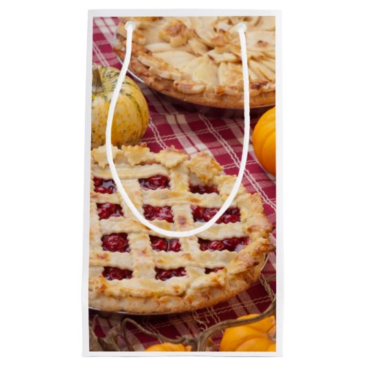 Lattice Cherry Pie und Apfelkuchen Kleine Geschenktüte (Vorderseite)
