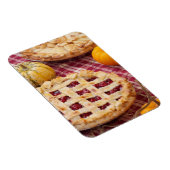 Lattice Cherry Pie und Apfelkuchen Magnet (Rechte Seite)