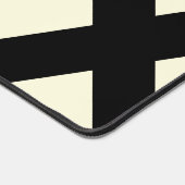 Lattice Desk Mat (Creme & Black) Schreibtischunterlage (Ecke)