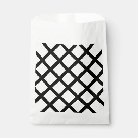 Lattice Fevor Taschen (Creme & Black) Geschenktütchen (Vorderseite)