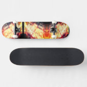 Lattice Fire Skateboard (Horizontal)