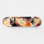 Lattice Fire Skateboard (Horizontal)