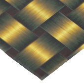 Lattice Gold Tableclout Tischdecke (Schrägansicht)