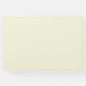 Lattice Guest Book (Cream & Black) Gästebuch (Rückseite)