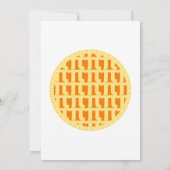 Lattice Pumpkin Pie - Pi Day Einladung (Rückseite)