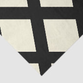 Lattice Tissue Paper (Creme & Black) Seidenpapier (Ausschnitt)