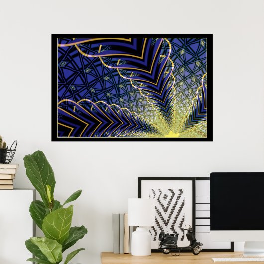 Latticwork Poster (Heimbüro)