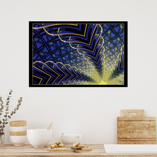 Latticwork Poster (Küche)