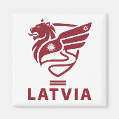 Latvia Baltic State Northern Europe Magnet (Vorne)