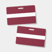 Latvia flag ausweis (Vorder- & Rückseite)