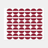 Latvia Flag Emblem Etiketten (Blatt)