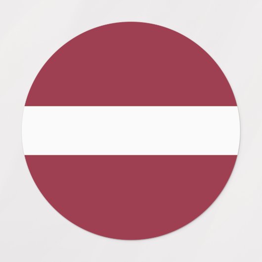 Latvia Flag Emblem Etiketten (Design 1)
