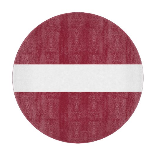 Latvia Flag Emblem Schneidebrett (Vorderseite)