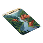Latvia Gauja National Park Travel Magnet (Rechte Seite)